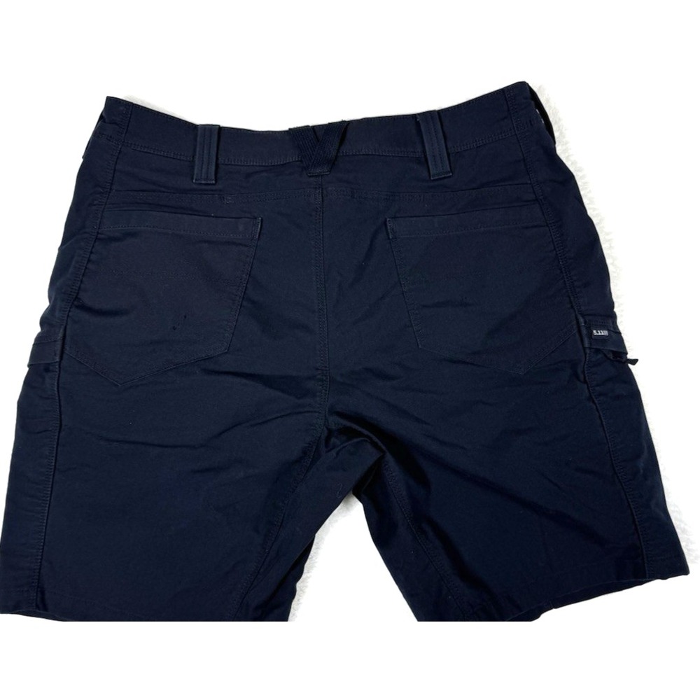 5.11 Tactical Shorts Men Blk 35 Ridge 9" Durable Outdoors Cargo Stretch Work - Picture 7 of 16